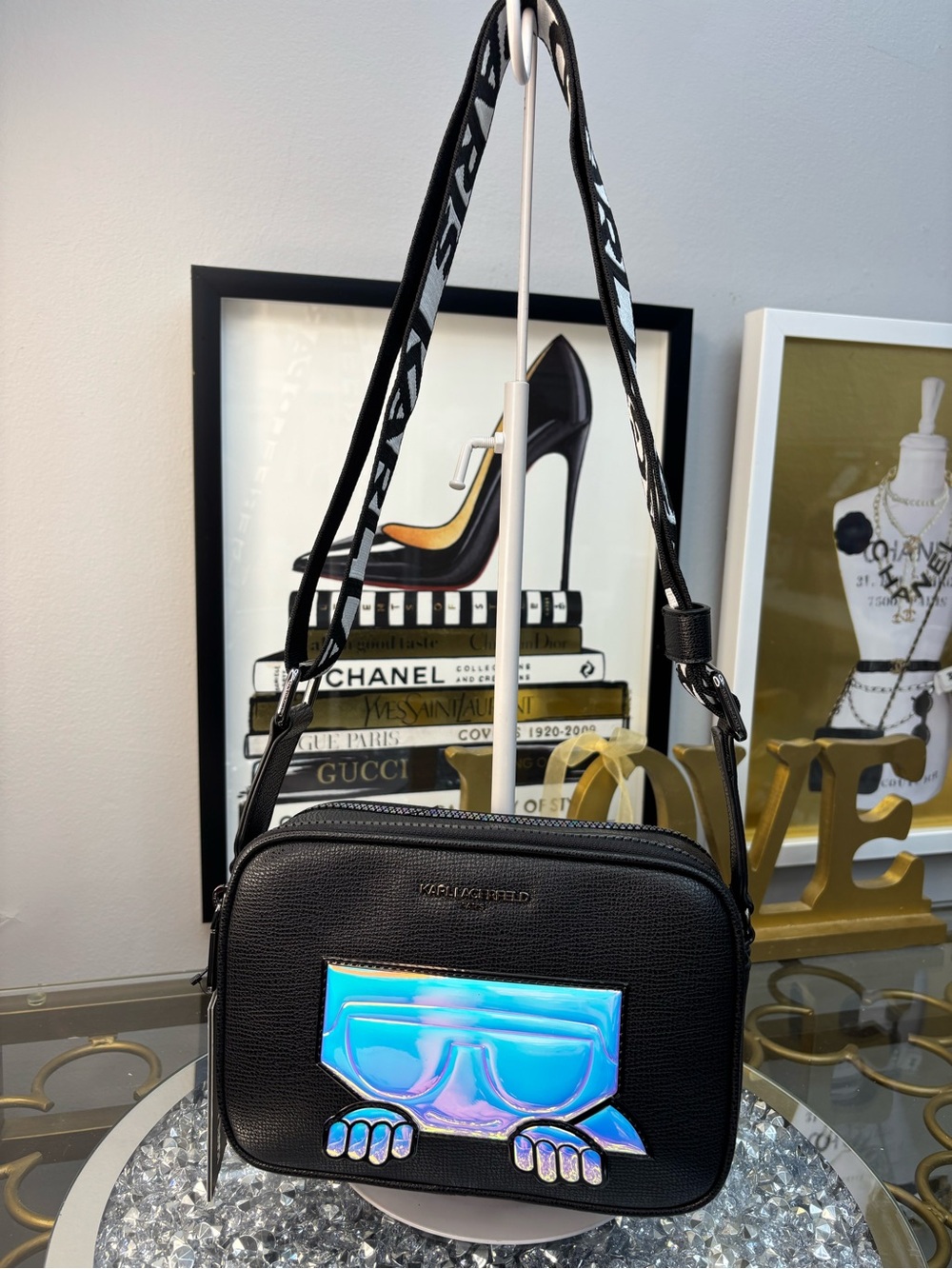 Karl Lagerfeld Paris Maybelle Camera Bag NWT
